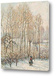  Лувр под снегом