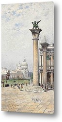   Картина Вид с площади Сан-Марко, Венеция.