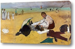   Постер Сцена на пляже