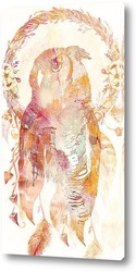   Постер Акварельная сова