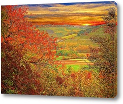  Постер Осенний закат 