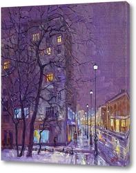   Постер Александр Панюков "Зима на Покровке"