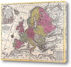  Карта Европы