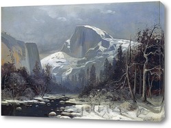   Постер Зима в долине Йосемити