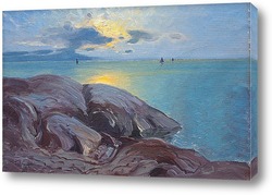   Постер Прибрежные скалы