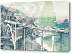   Постер Мост через пролив