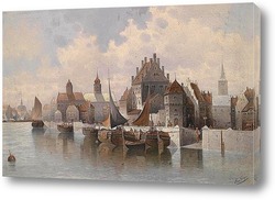   Картина Портовый город