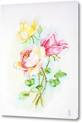  Постер Три розы