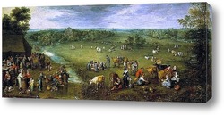  Ной собирает животных для ковчега (1613)
