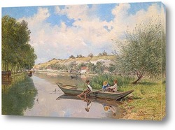   Постер Мальчики на реке
