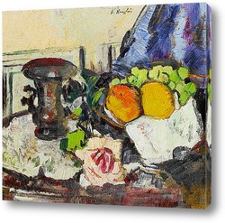  Картина Натюрморт с апельсинами и виноградом