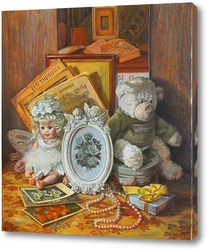  Картина Эльф и плюшевый Мишка