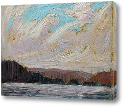   Картина Розовые облака, осень 1916