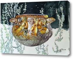   Постер Золотая скифская ваза
