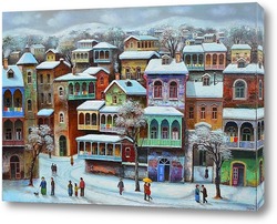   Картина Зимный  тбилиси 
