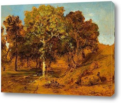  Картина Путь к входу. 1842
