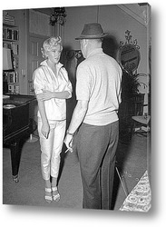  Мерелин Монро и её муж Артур Миллер,1955г.