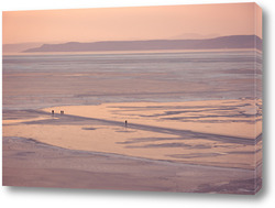   Постер Замерзшее море в Амурском заливе. Владивосток