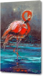  Постер Розовый фламинго