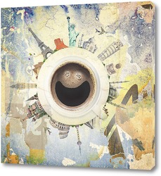   Постер Мировая кружка кофе 