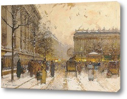   Картина Париж площадь Мадлен