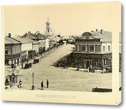  Постер Вид Большой Алексеевской улицы ,1888