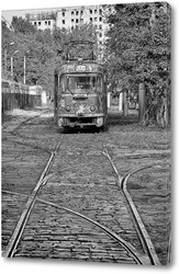    Old tram. Пенсионер.