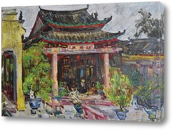   Картина Храм в Хояне.