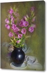  Постер Розовые колокольчики в вазе