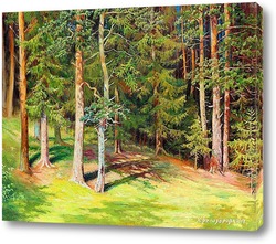   Постер Русский лес
