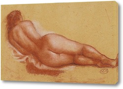   Постер Лежащая женщина
