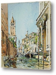   Картина Рио-ди-Сан-Барнаба, Венеция