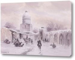   Картина Зима в Бухаре
