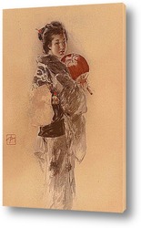   Постер Портрет японской женщины