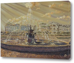   Картина Фонтан на площади Труда, Екатеринбург
