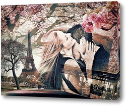   Постер Париж, Весна