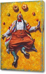   Картина Клоун с натюрмортом или натюрморт с Клоуном