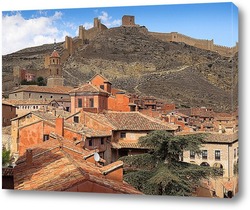   Постер Крыши и стены Альбаррасина