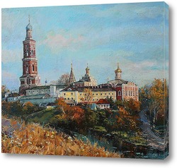   Картина Ивано - Богословский монастырь под Рязанью