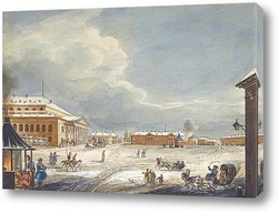   Картина Вид на Большой Каменный театр, Санкт-Петербург