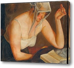   Постер Читающая женщина