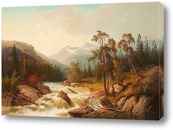   Картина Горная река
