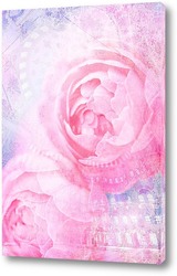   Постер Розовые пионы