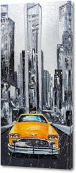   Картина Такси Нью-Йорка