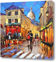   Картина Гуляя по Парижу