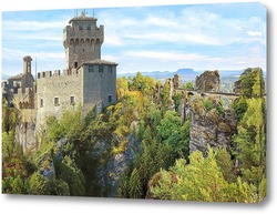   Постер замок в Сан-Марино