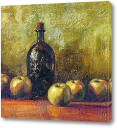   Картина ...Яблочный сидр...х.м. 40 х 40...2010 г.