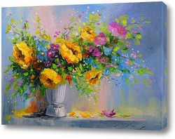   Картина Букет с желтыми цветами
