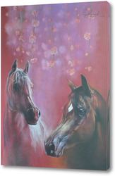  Картина два коня