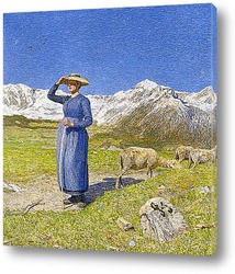   Постер Полдень в Альпах